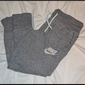 Grey nike joggers